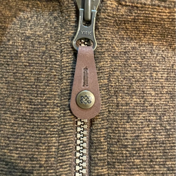 NWOT Sherpa Adventure Gear Brown Zip Up Jacket Brown Recycled Polyester XL Nepal - Picture 5 of 9